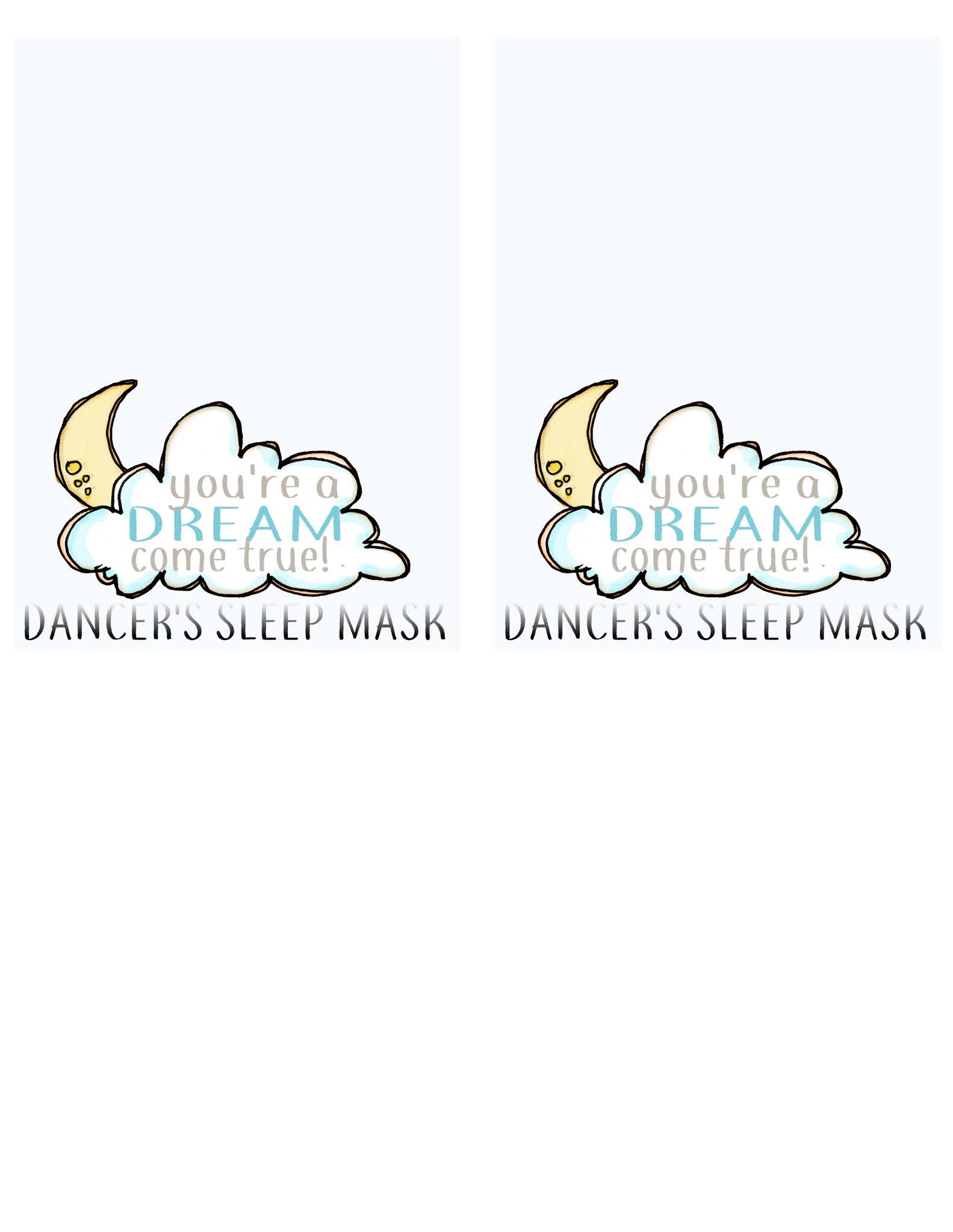 The Lily of the Valley Craft Room Dollar Tree Sleep Mask Upgrade