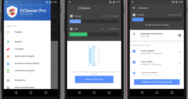 Télécharger CCLEANER PRO 4.16.1 (MULTILANGUES ANDROID