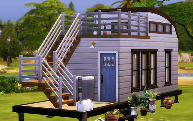 Tiny Houses - The Sims 4 (Tiny Unfurnished) - TodaSims