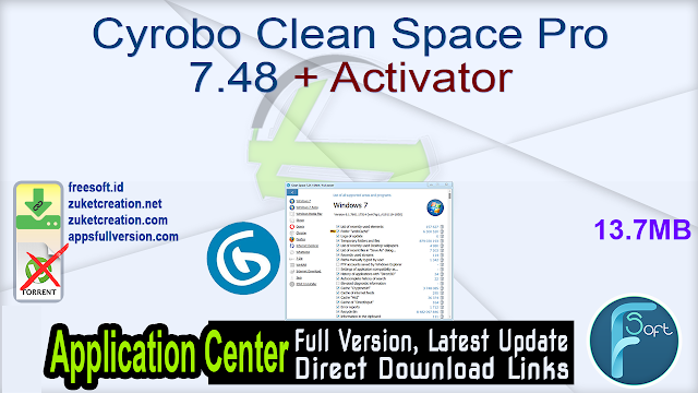 Cyrobo Clean Space Pro 7.48 + Activator