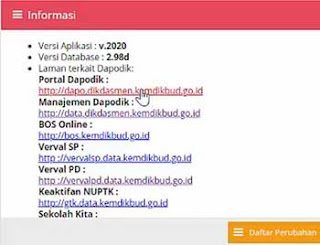 Cara Instal Patch Dapodik 2020a