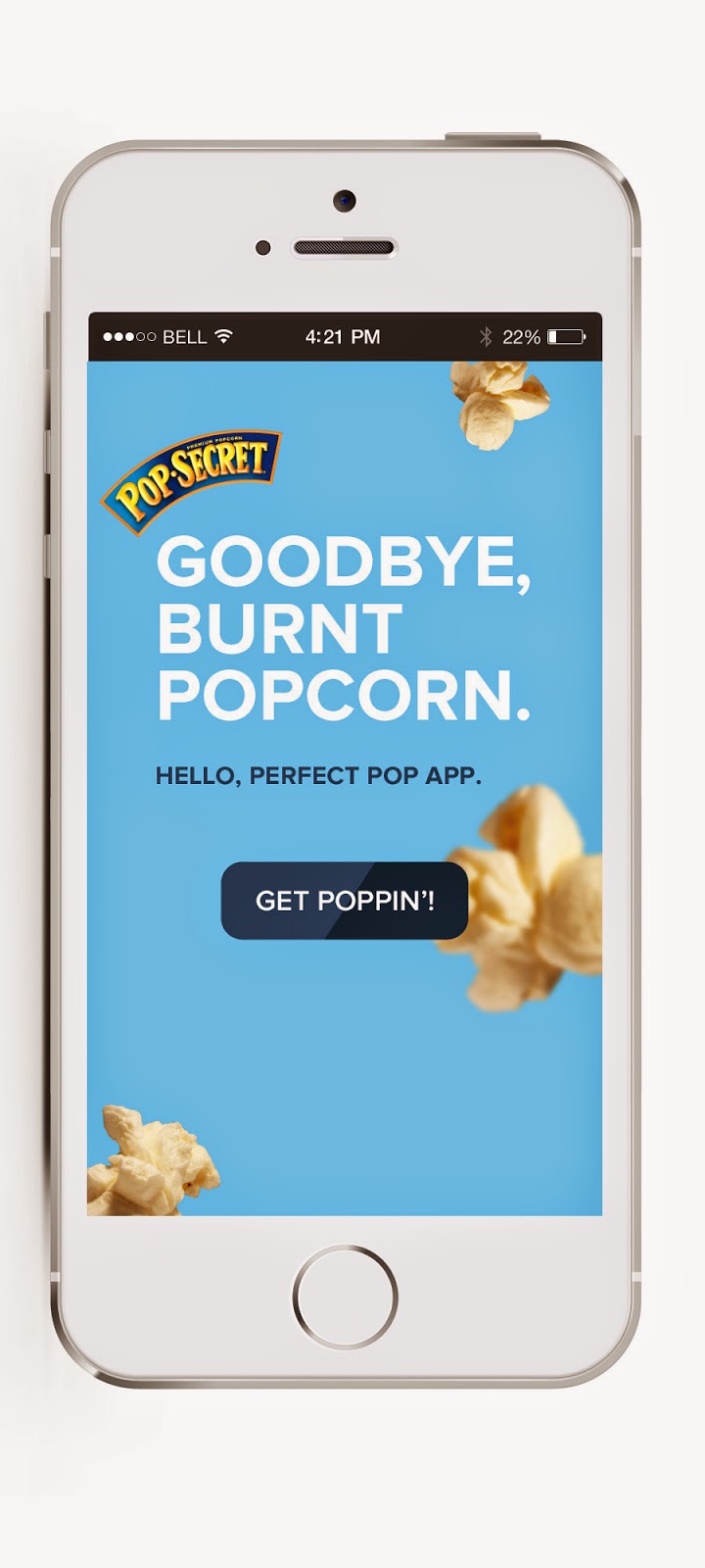 MOMMY BLOG EXPERT New App Stops Burned Popcorn for iPhone iOS 7 Free Fun Perfect Pop App from