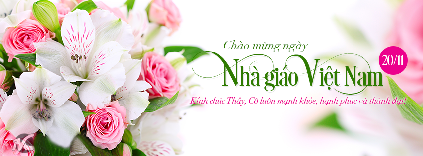 Ảnh bìa Facebook chào mừng ngày nhà giáo Việt Nam 20-11