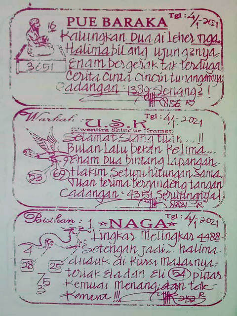 1 New Message Kode Syair Singapore 4 Januari 2021 Forum Syair Togel Hongkong Singapura Sydney