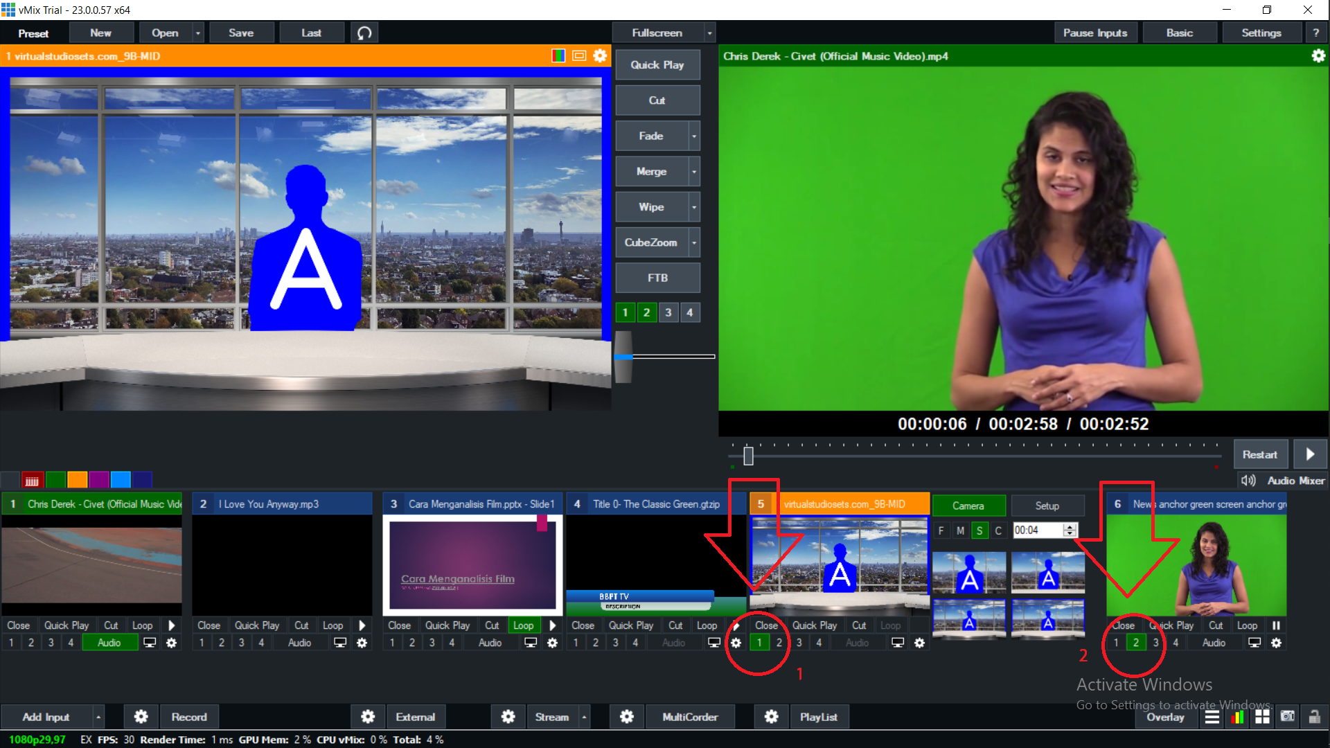 Vmix значение 0