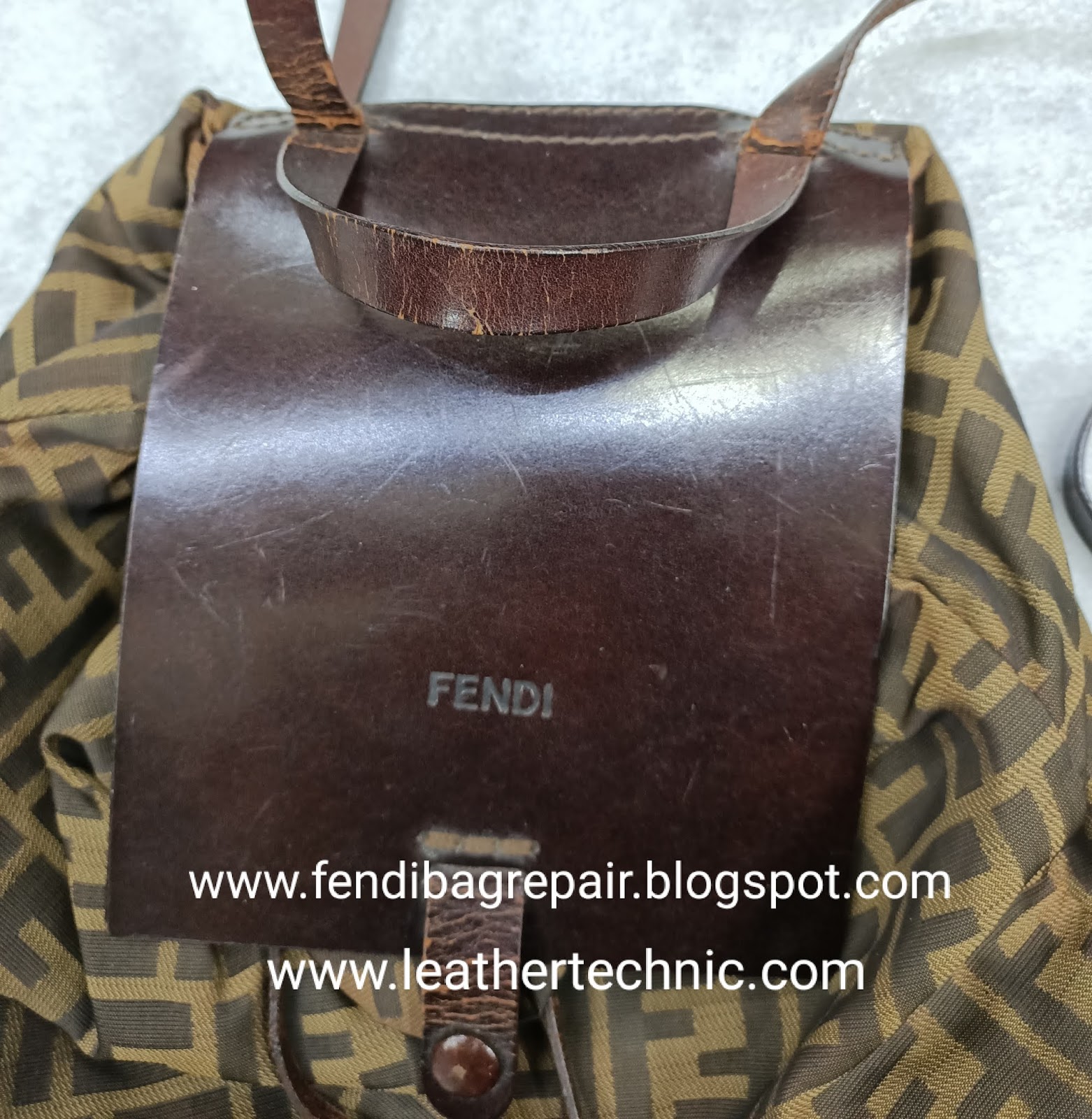 Fendi bag repair Fendi bag repair, handle replacement, zipper