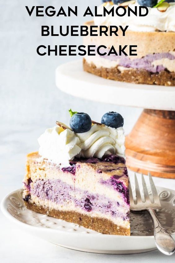 Almond Blueberry Vegan Cheesecake Meal Prep Recipes For Busy People