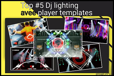 lighting dj avee player template