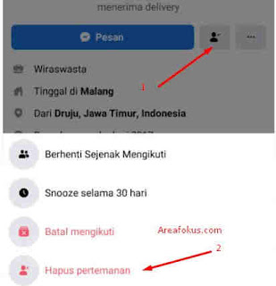 Cara Menghapus Pertemanan di FB