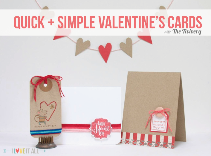 Quick + Simple Valentine's Cards | iloveitallwithmonikawright.com