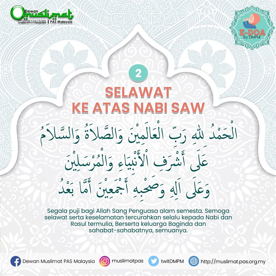 Selawat pendek keatas nabi