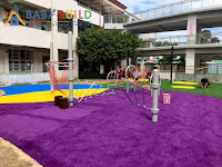 地墊施工 桃園市中壢區內壢國小新設遊戲器材計畫(二期)
