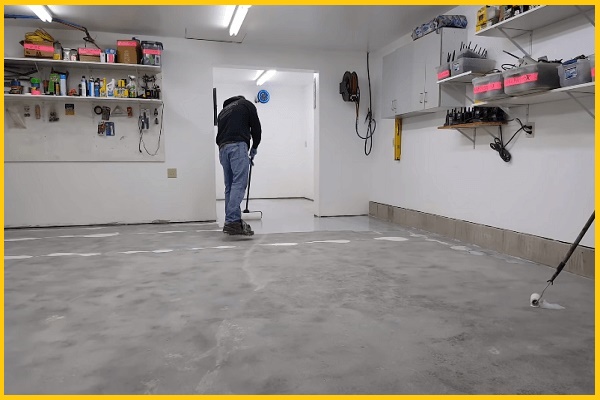 Epoxy on garage floors