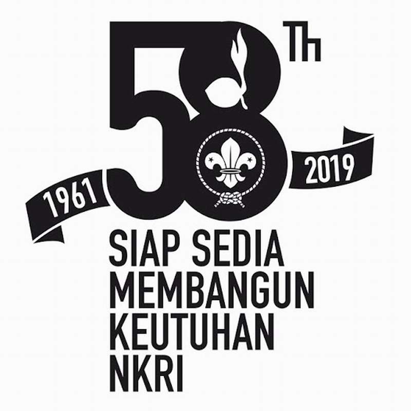 Tema dan Logo hari Pramuka ke-58 Tahun 2019 Terbaru ...