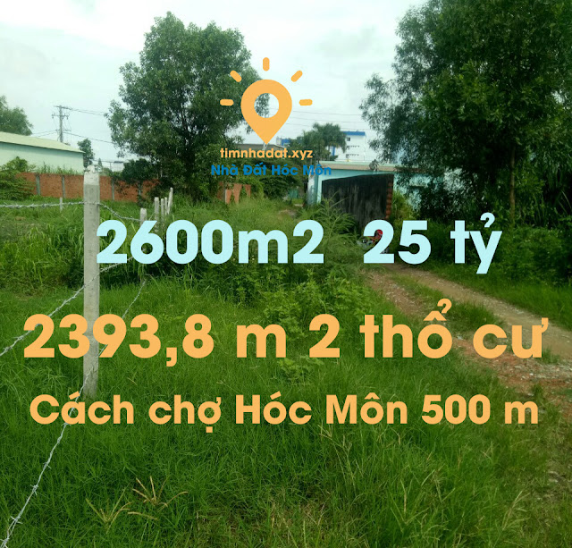 Bán đất Hóc Môn đường Bùi Thị Lùng trung tâm thị trấn Hóc Môn Đất đường Bùi Thị Lùng
