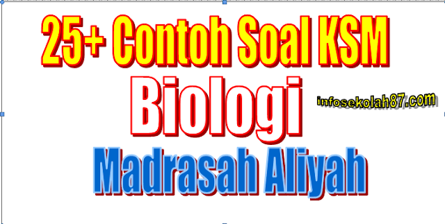 25+ Contoh Soal KSM Biologi Madrasah Aliyah MA 