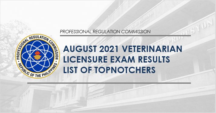 prc room assignment veterinarians august 2021