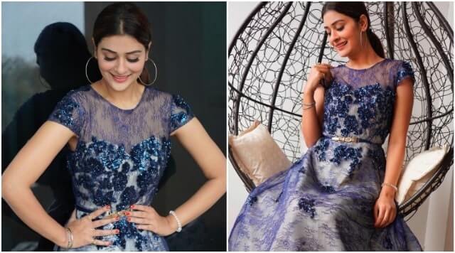Payal Rajput Aces Stunning Blue Transparent Gown In style. See Pics