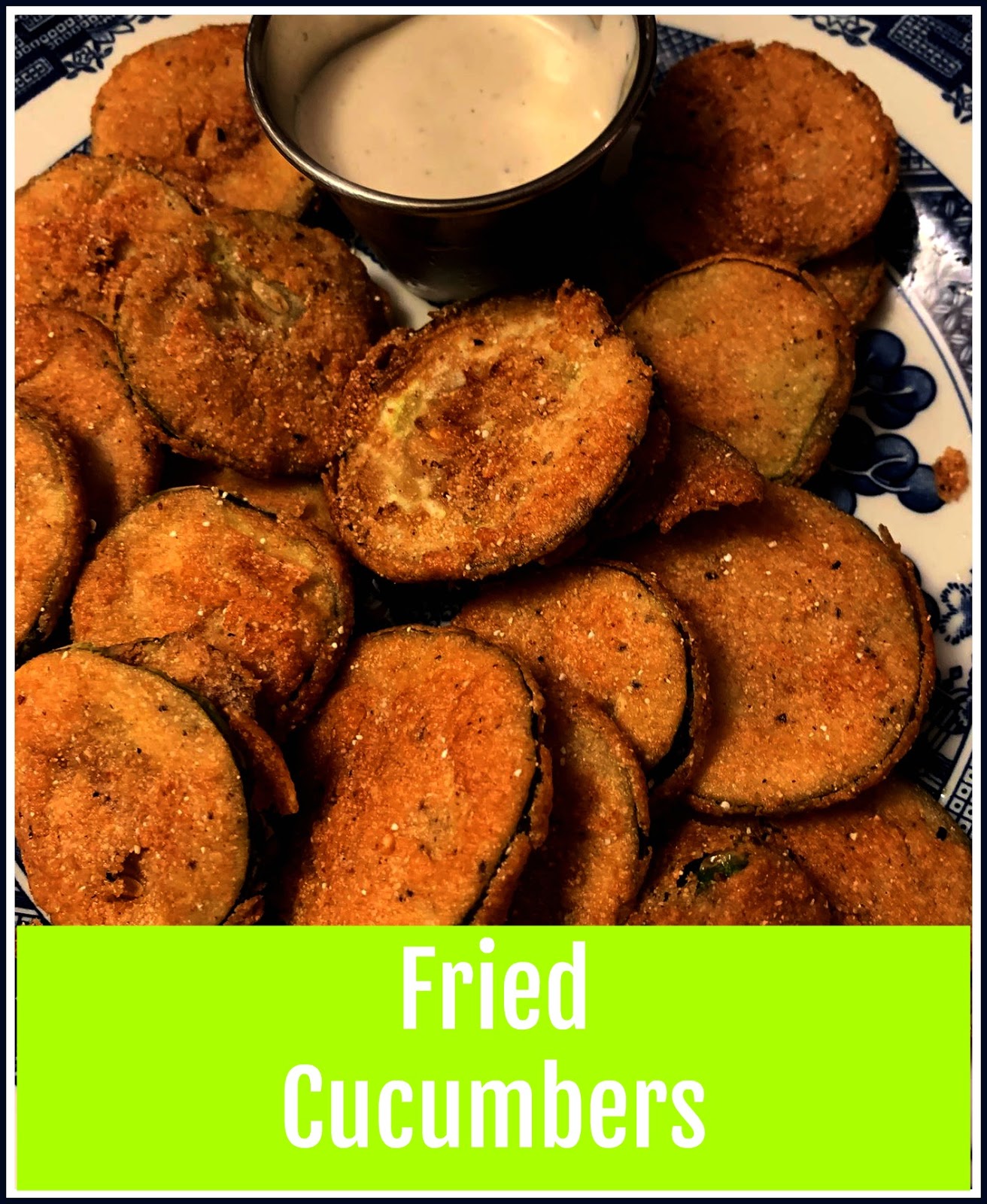 Sweet Tea and Cornbread Fried Cucumbers!