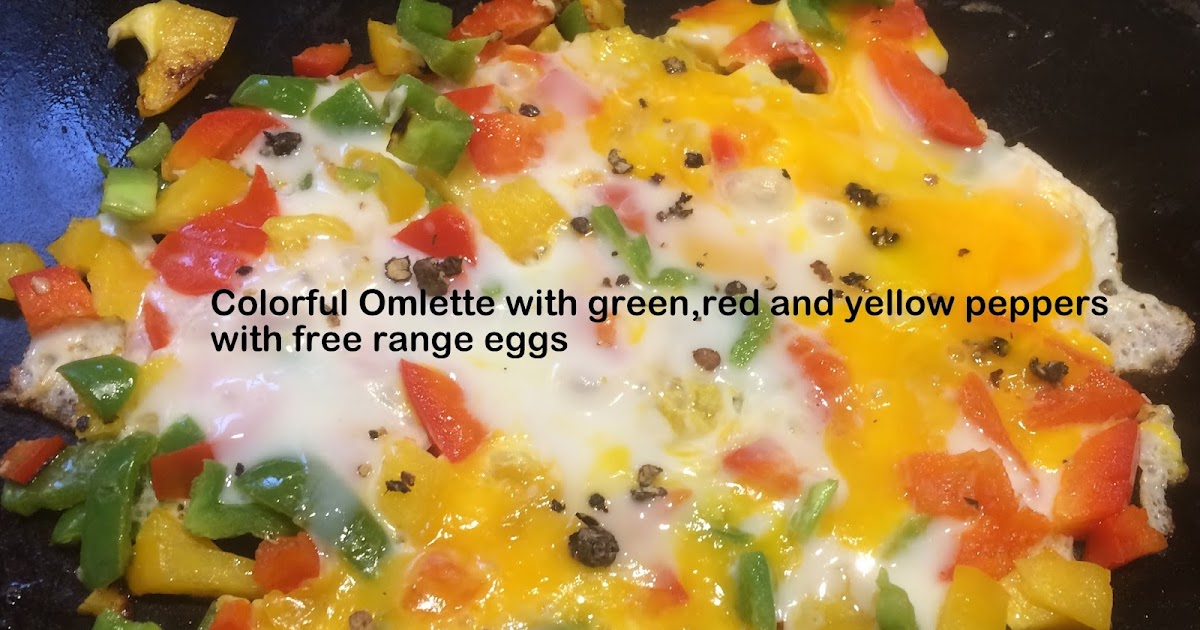 3 Pepper Omlette - A Riot Of Colors