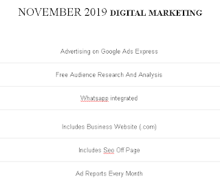 DIGITAL MARKETING - NOVEMBER 2019 DIGITAL MARKETING - NOVEMBER 2019