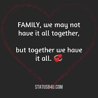 Family, we may not have it all together, but we have it all together.