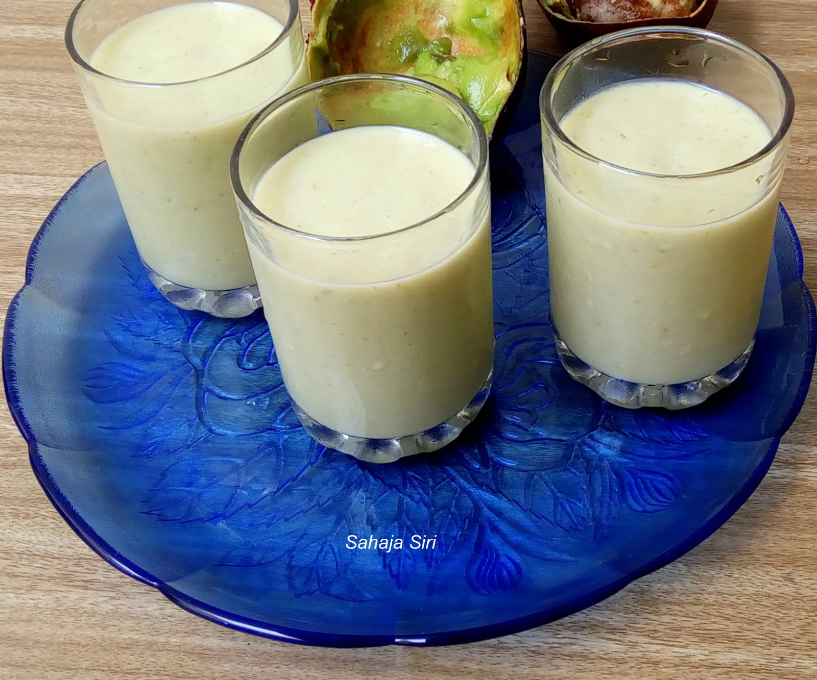 Sahaja Siri Avocado Milkshake / Butter fruit/ Benne hannu Milkshake