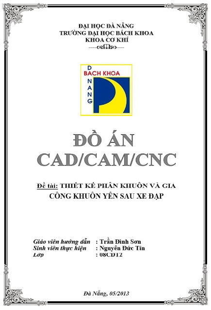 Phần mềm thường sử dụng trong đồ án CAD/CAM/CNC