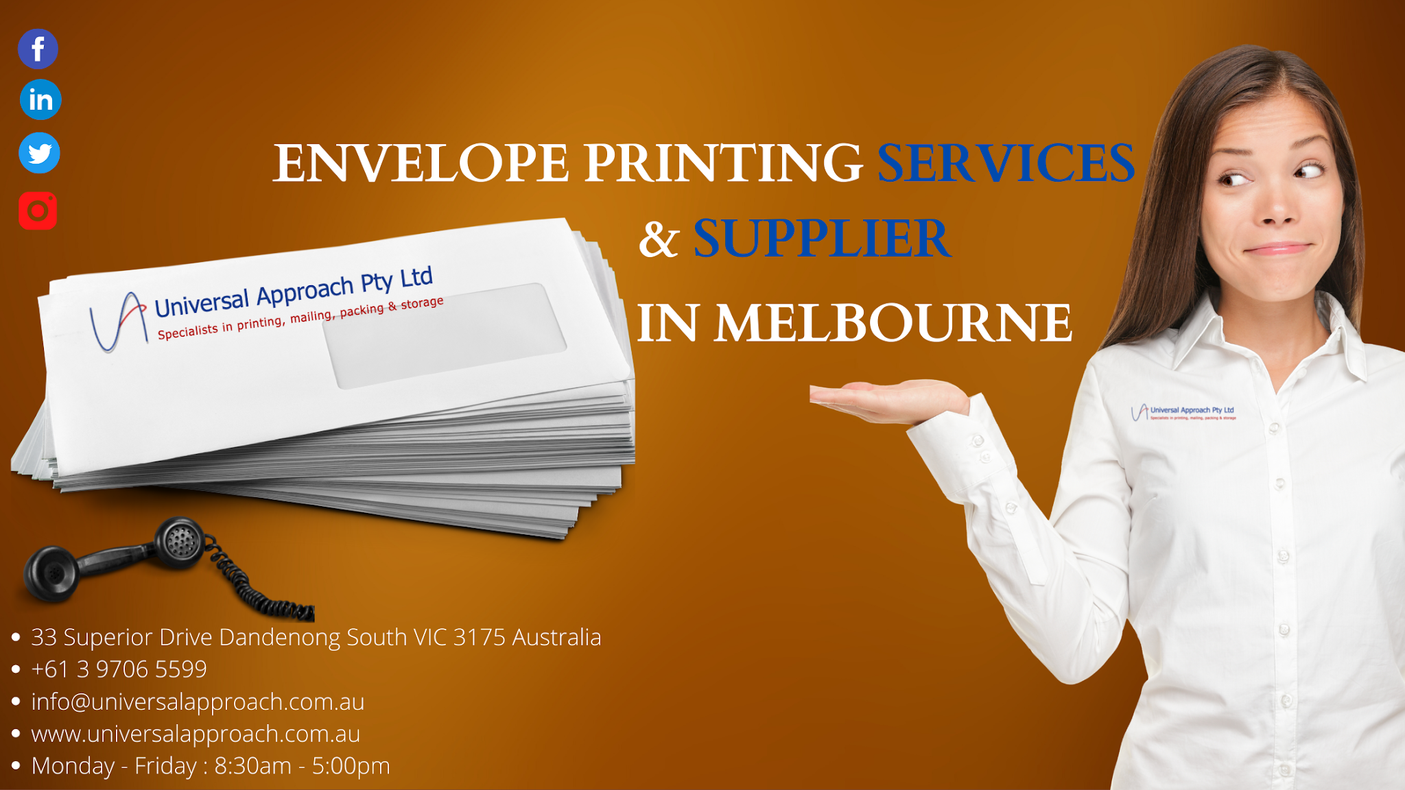 How to choose the right envelope printing service provider in Melbourne?