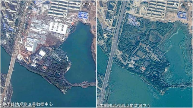 هام : هذه هي صور الأقمار الصناعية التي نشرتها السلطات الصينية لمدينة ووهان مركز تفشي وباء فيروس "كورونا"