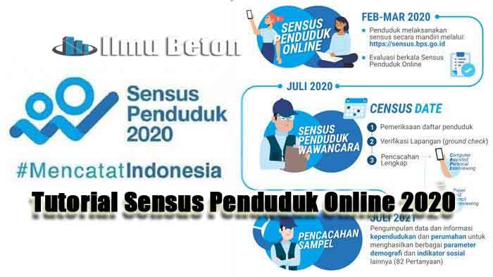 Tutorial Sensus Penduduk Online 2020 Lengkap Dengan Gambar Ilmu Beton