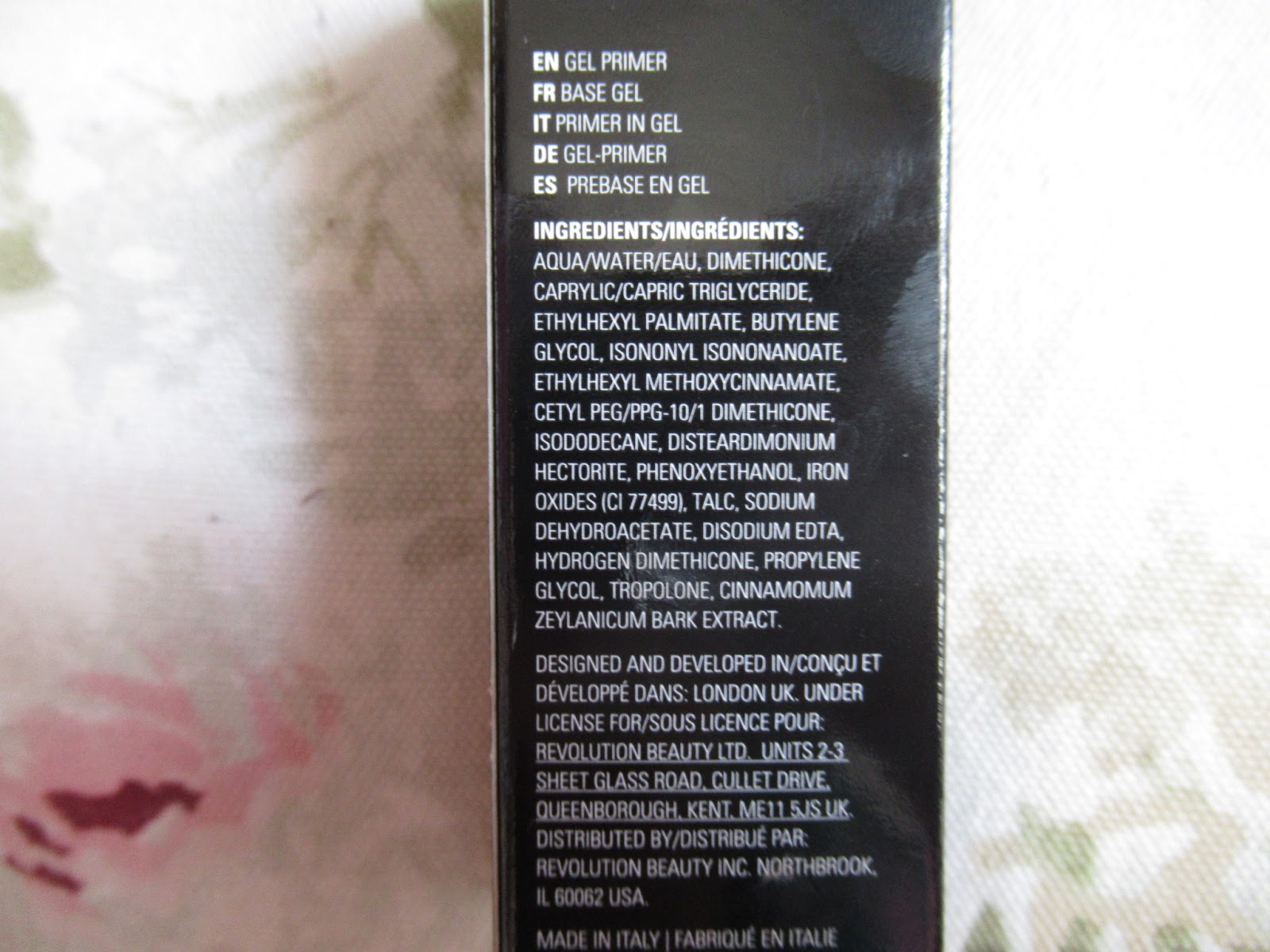 * Freak Muffin * Makeup Revolution Onyx Primer