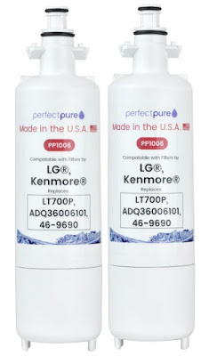 PERFECTPURE PP1006-2P, LG-LT700P, ADQ36006102 COMPATIBLE FILTER, 2-PACK $42.50