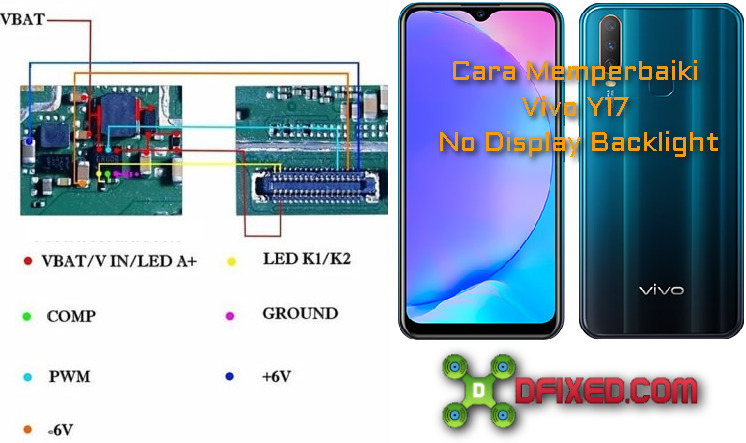 Memperbaiki Kerusakan Vivo Y17 No display Backlight Memperbaiki Kerusakan Vivo Y17 No display Backlight