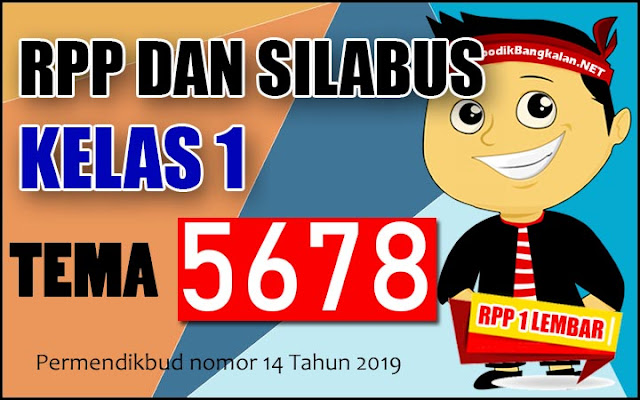 Silabus dan RPP 1 Halaman Kelas 1 Semester 2 K13 Revisi 2020