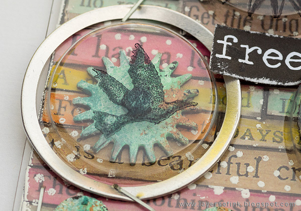 Layers of ink - Recycle Words ATC Tutorial by Anna-Karin with Tim Holtz ideaology