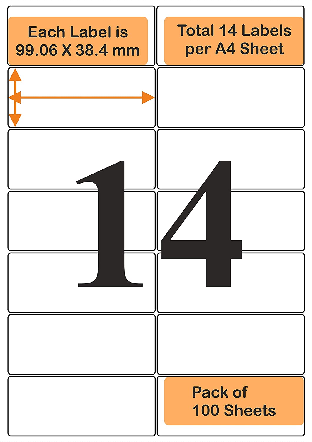 Compare Price A4 Sheet Self Adhesive Label Oddy Novajet VCR Desmat