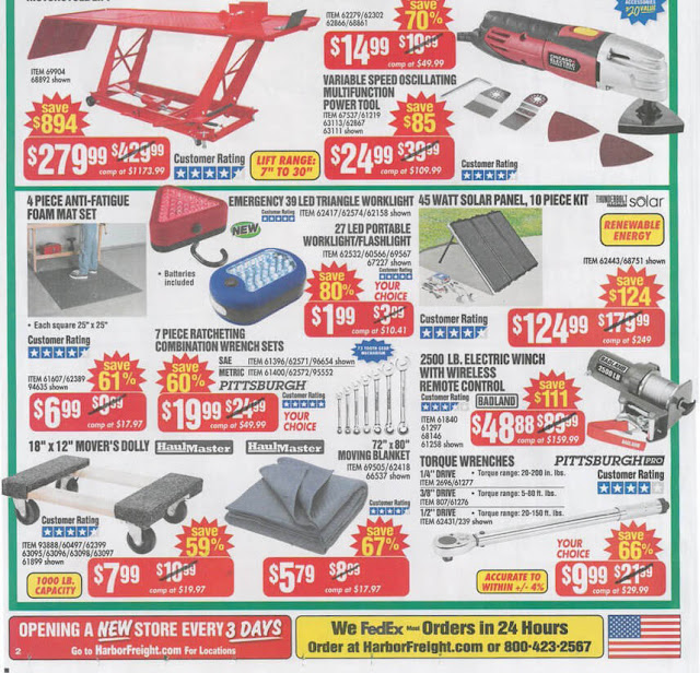 Harbor Freight Black Friday 2016 tools ad