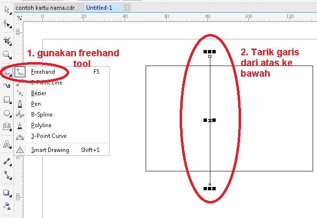 Membuat Objek Lengkung Dengan Corel Draw Createyuk Panduan Membuat Media Informasi Gratis