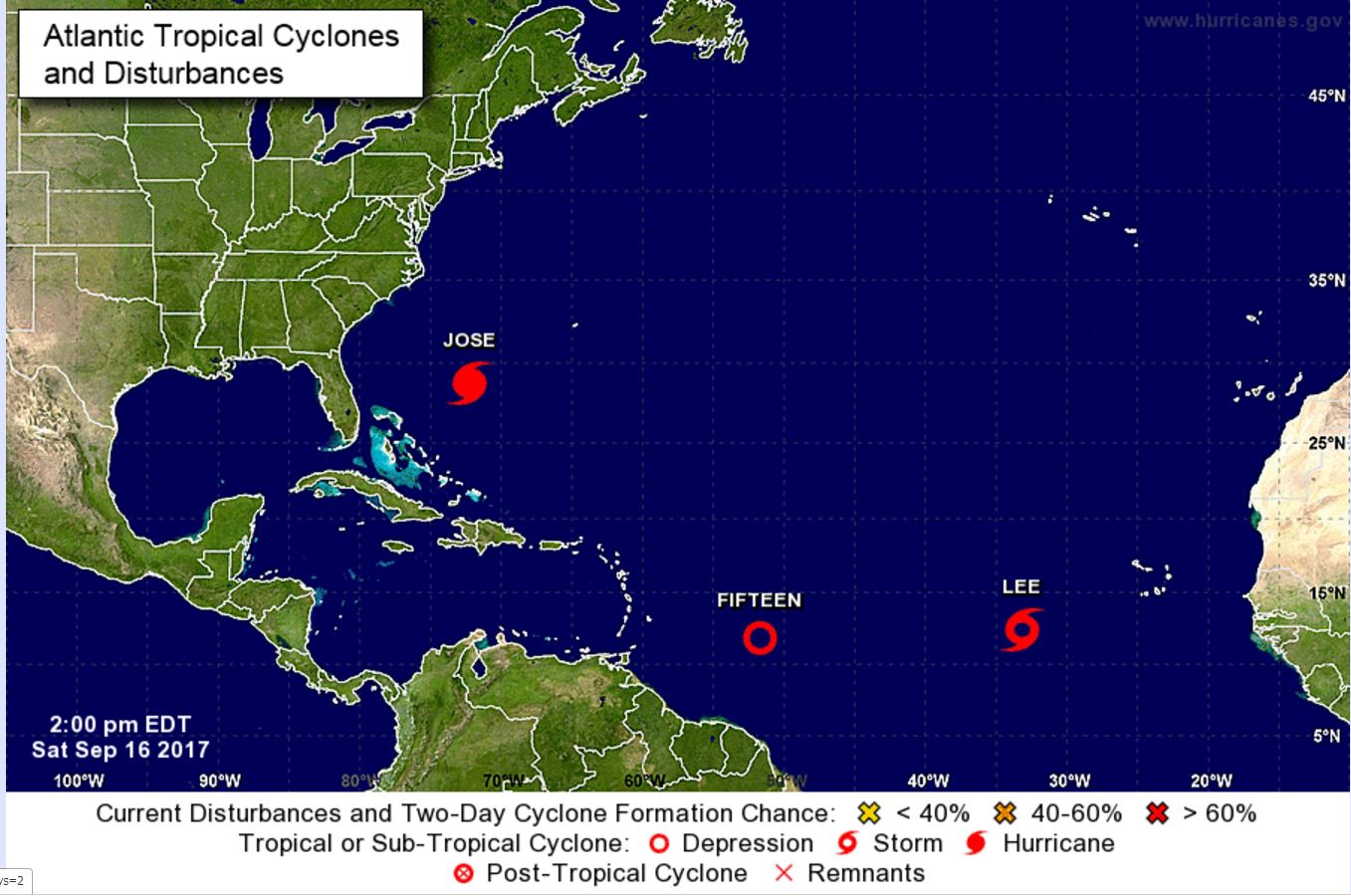 Progressive Charlestown GRAPHICS Hurricane Jose heading our way