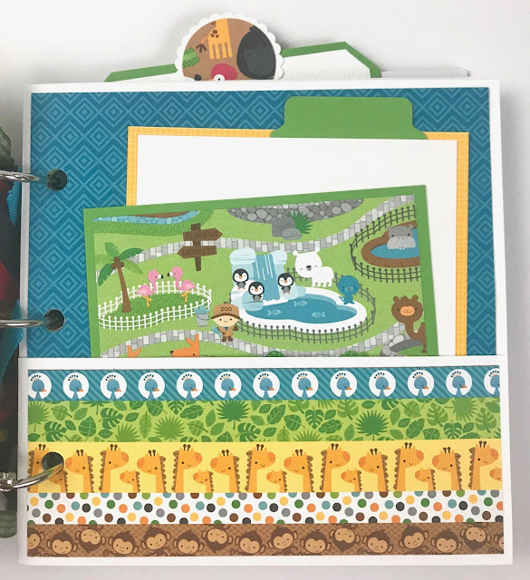 Artsy Albums Scrapbook Album and Page Layout Kits by Traci Penrod A Day at the Zoo Scrapbook Album