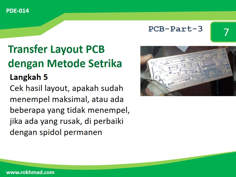 Transfer Layout PCB dengan Metode Setrika - PCB PART-3 ~ Blog edukasi