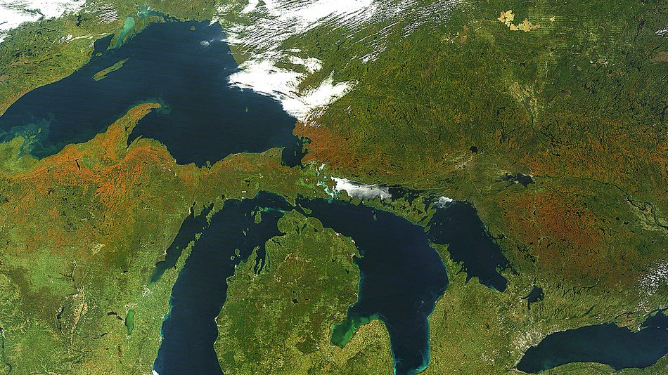 Великобритания из космоса