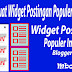 Cara Membuat Widget Postingan Populer Image blog