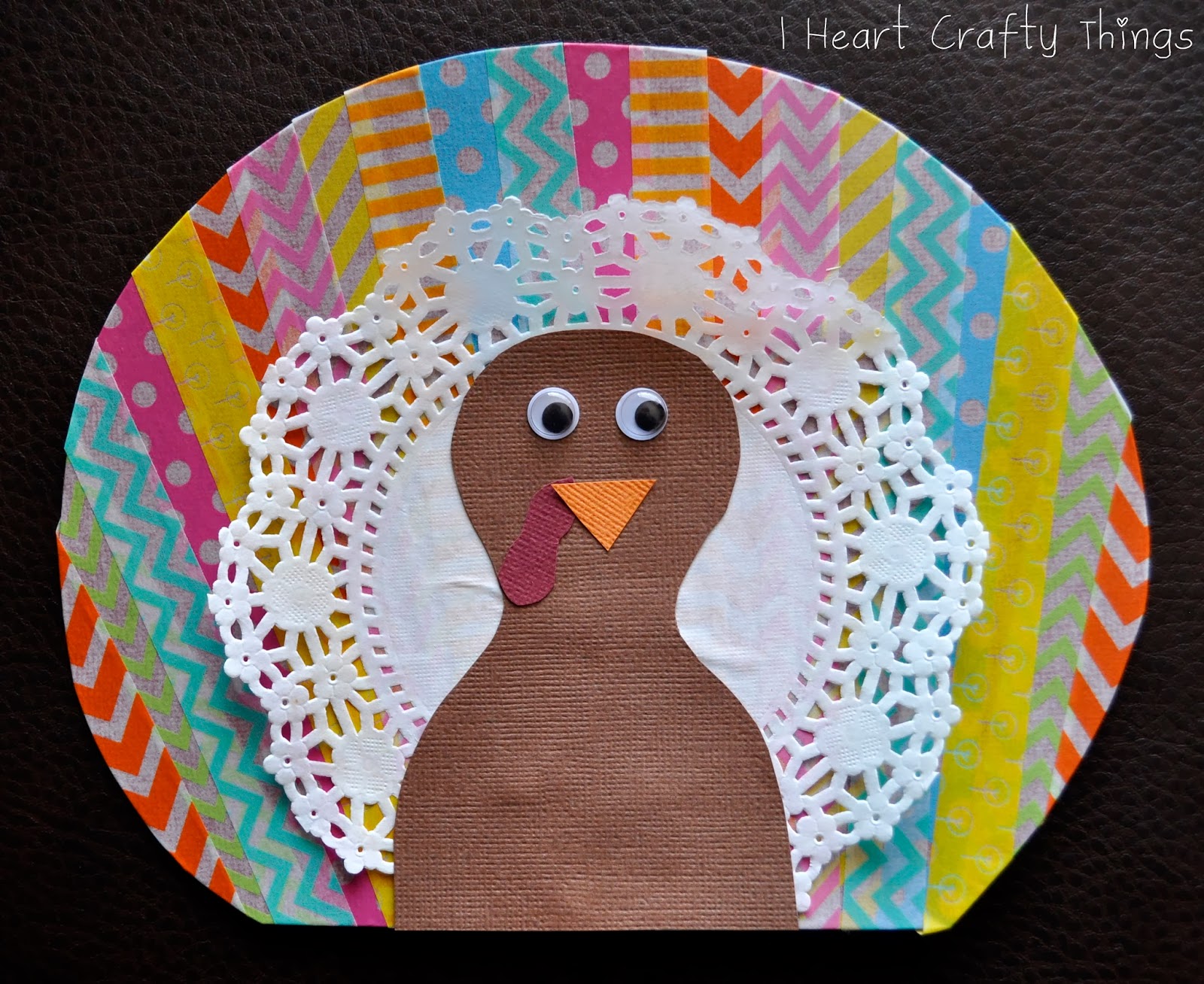 Washi Tape Turkey Craft I Heart Crafty Things