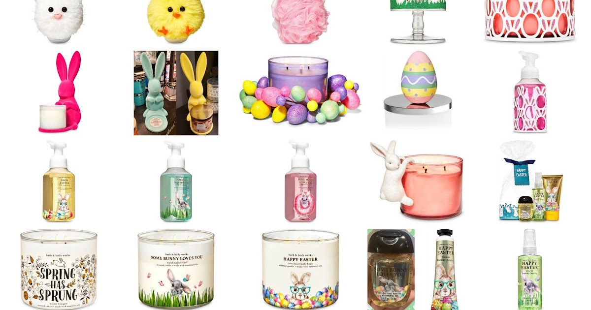 Life Inside the Page Bath & Body Works Easter 2020 Collection of