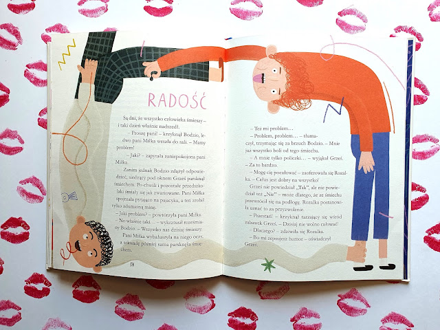 Tylko bez całowania, czyli jak sobie radzić z niektorymi emocjami - Grzegorz Kasdepke - Nasza Księgarnia - książki dla dzieci - blog rodzicielski - blog parentingowy - blog o książkach dla dzieci - książki o emocjach