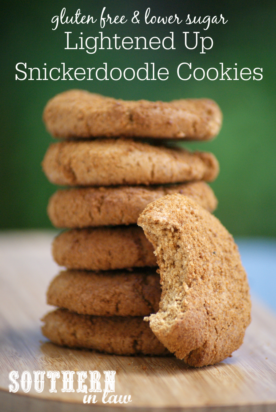 Southern In Law Recipe Lightened Up Snickerdoodle Cookies (Gluten