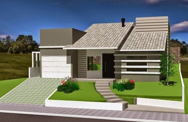 Desain Rumah di Lahan Miring - Rancangan Desain Rumah ...