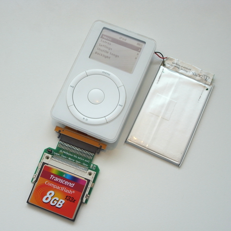 初代iPodのレストアで、CF化の夢を見た